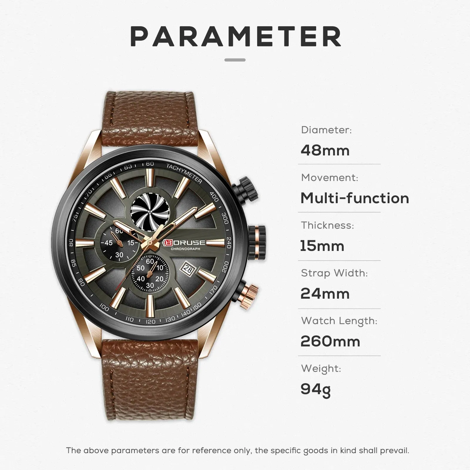 Chrono Military Sports Watch for Men