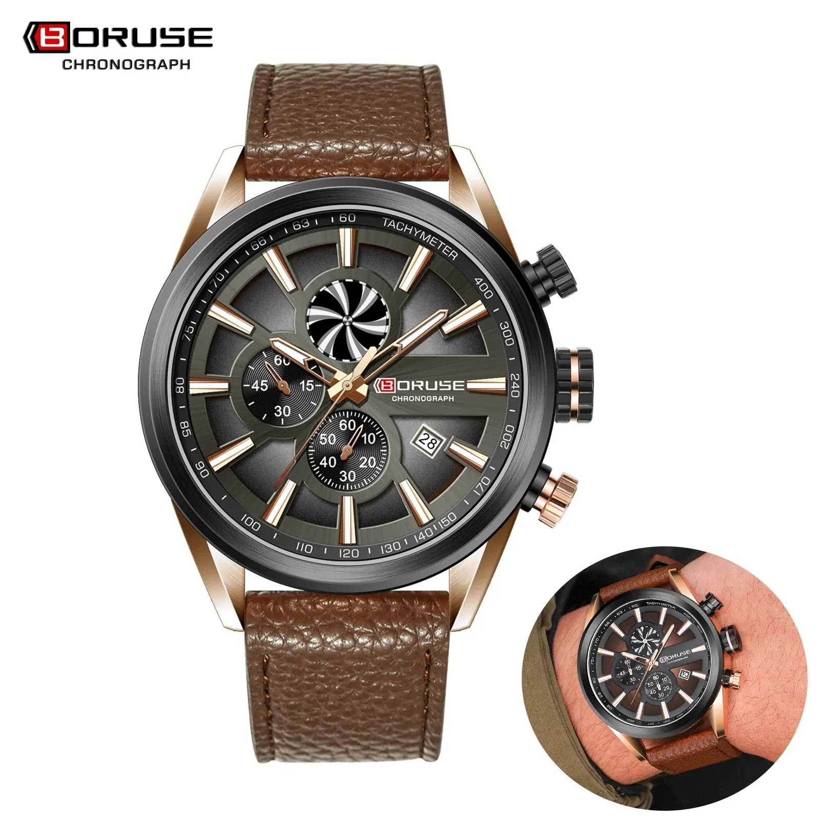 Chrono Military Sports Watch for Men