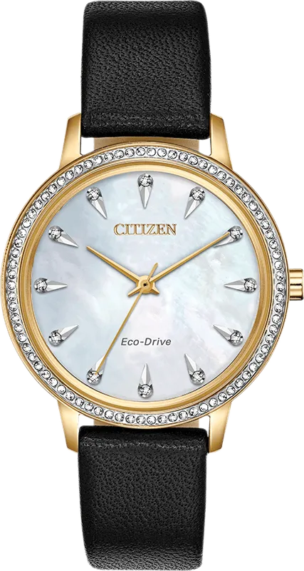 Citizen Eco Drive Silhouette Crystal Women's Watch FE7042-07D