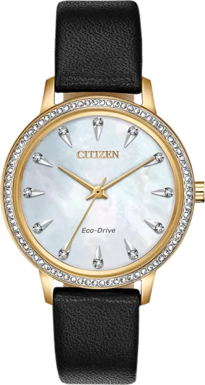 Citizen Eco Drive Silhouette Crystal Women's Watch FE7042-07D