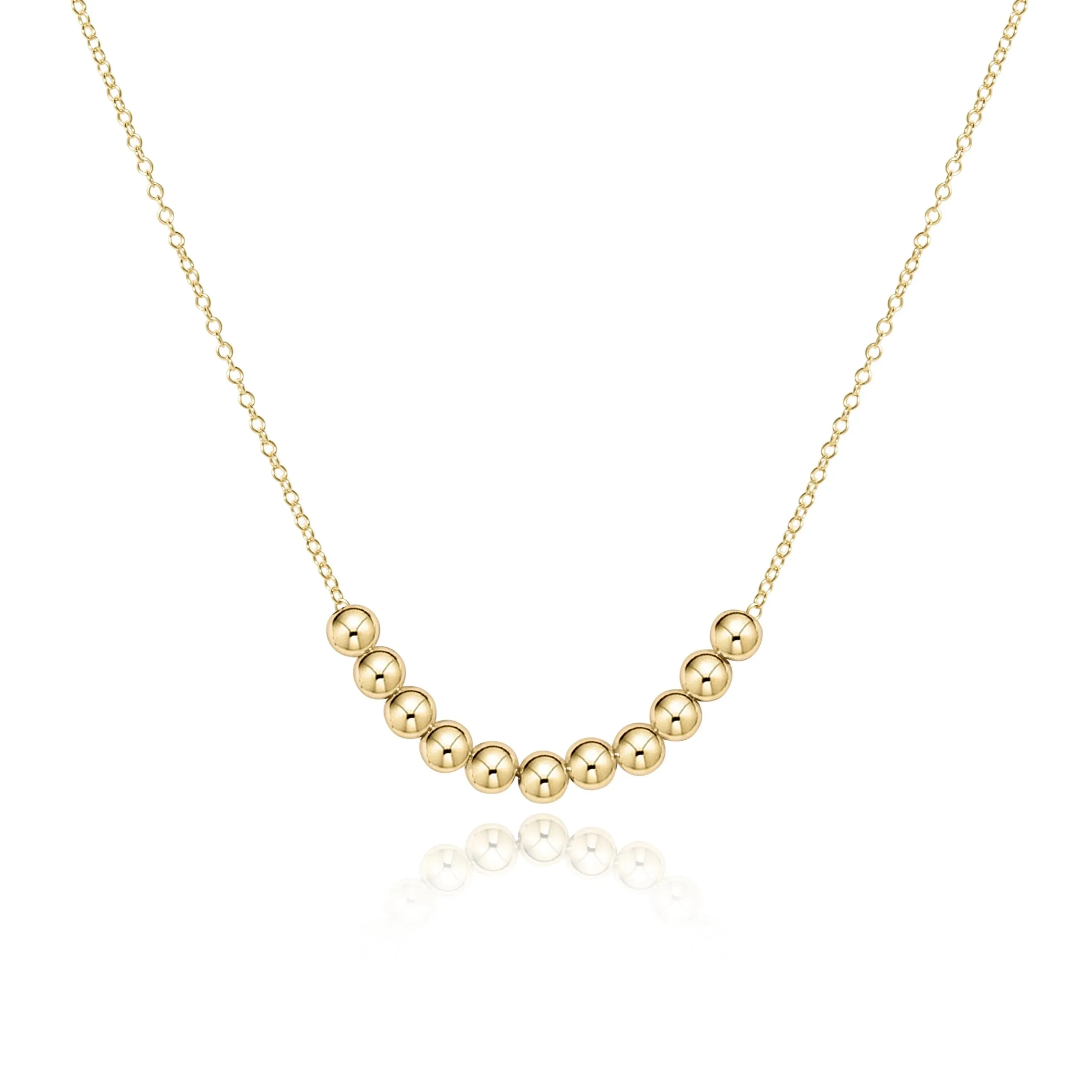 Classic Gold Beaded Bliss Necklace