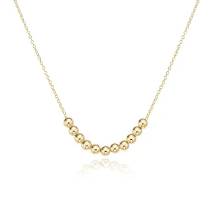 Classic Gold Beaded Bliss Necklace