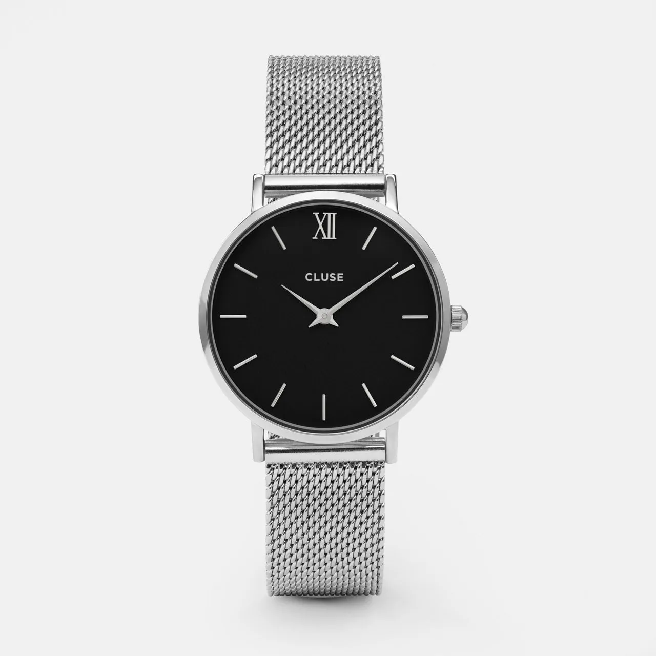 CLUSE Minuit Mesh Silver/Black CW0101203005