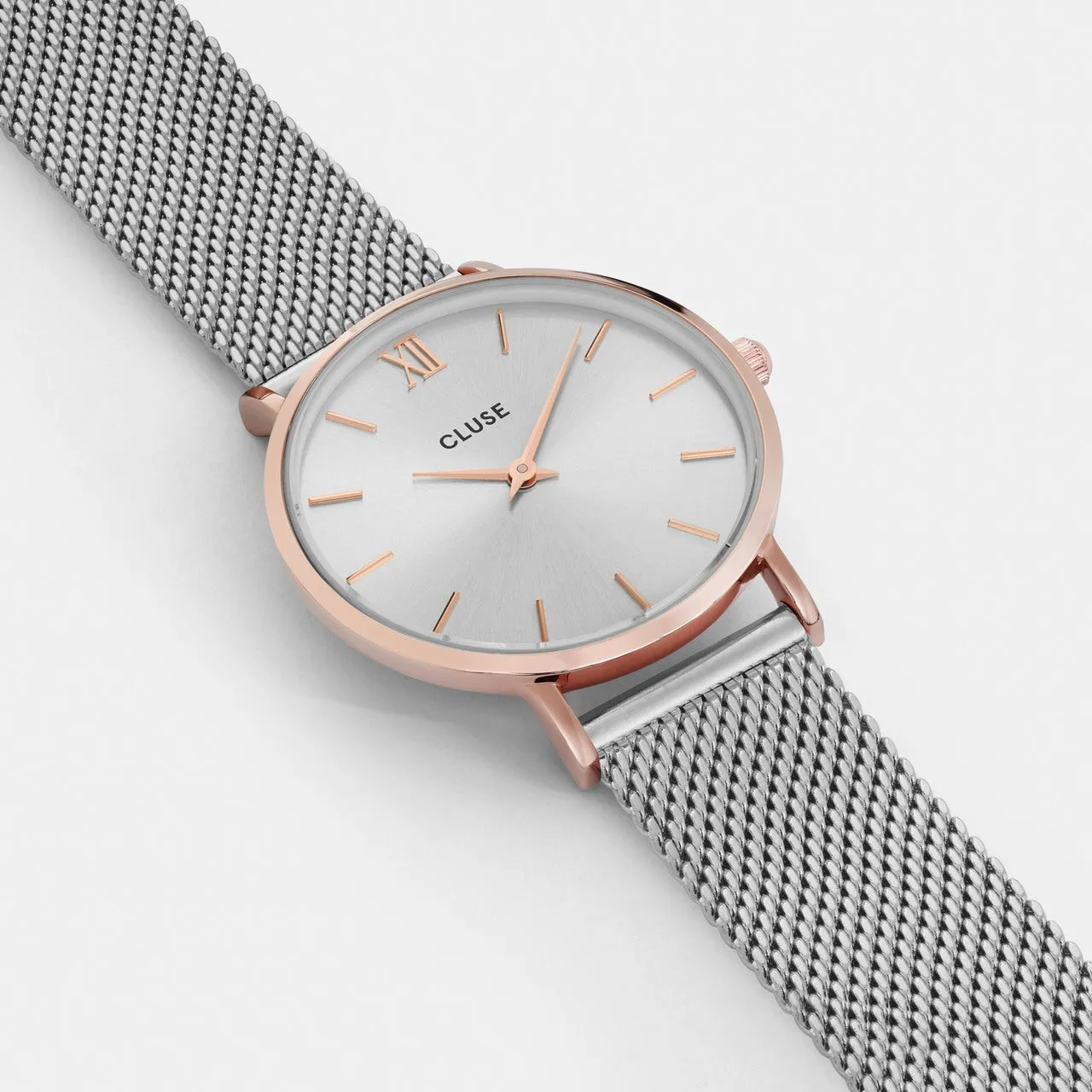 CLUSE Minuit Silver Rose Gold/Silver 33 mm Dial CW0101203004