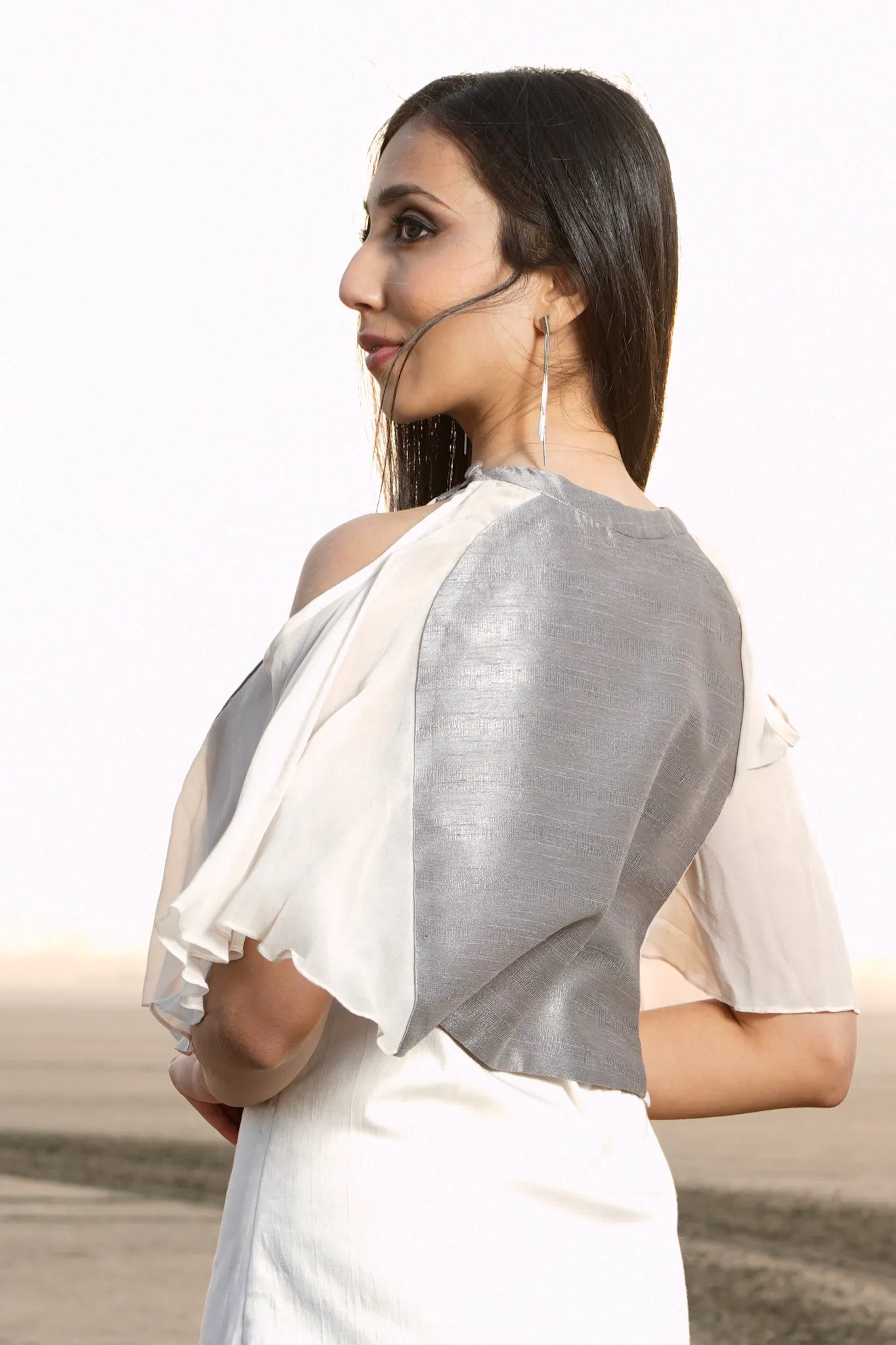Cold Shoulder Cape