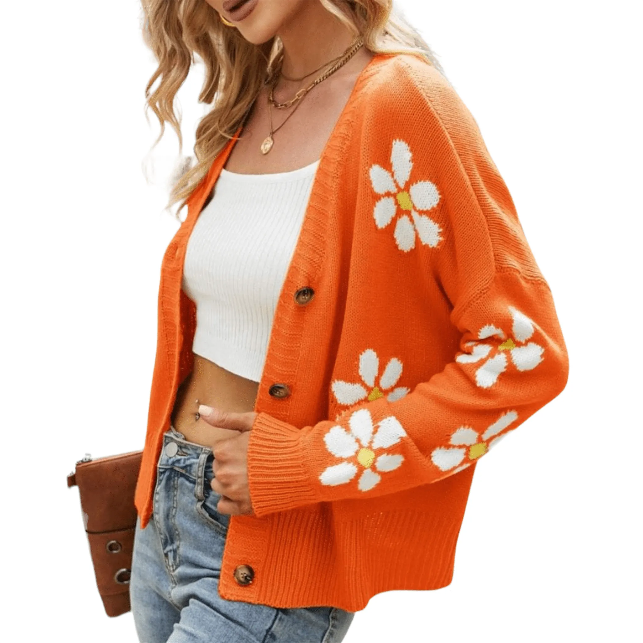 Cozy Meadow Drop Shoulder Cardigan