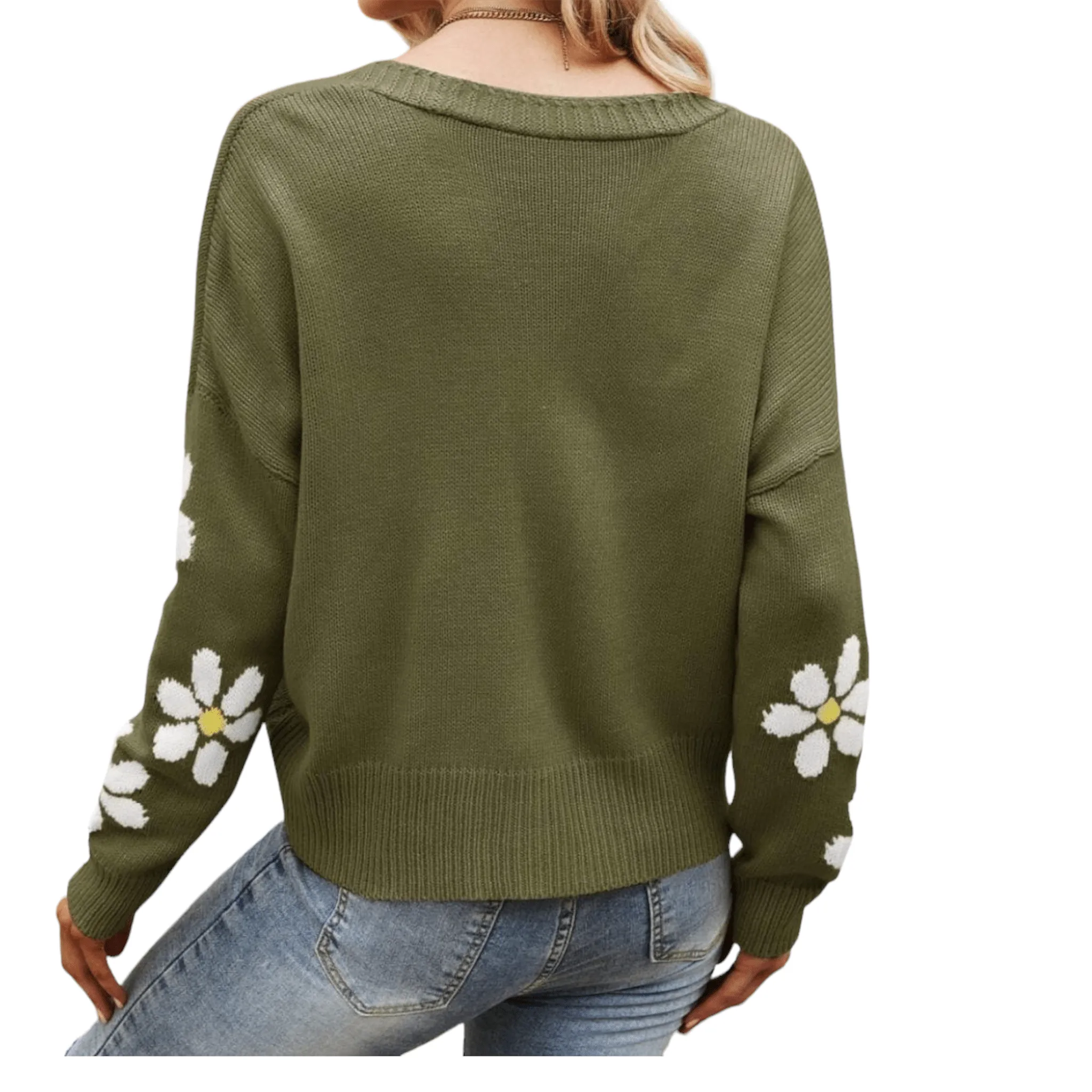 Cozy Meadow Drop Shoulder Cardigan