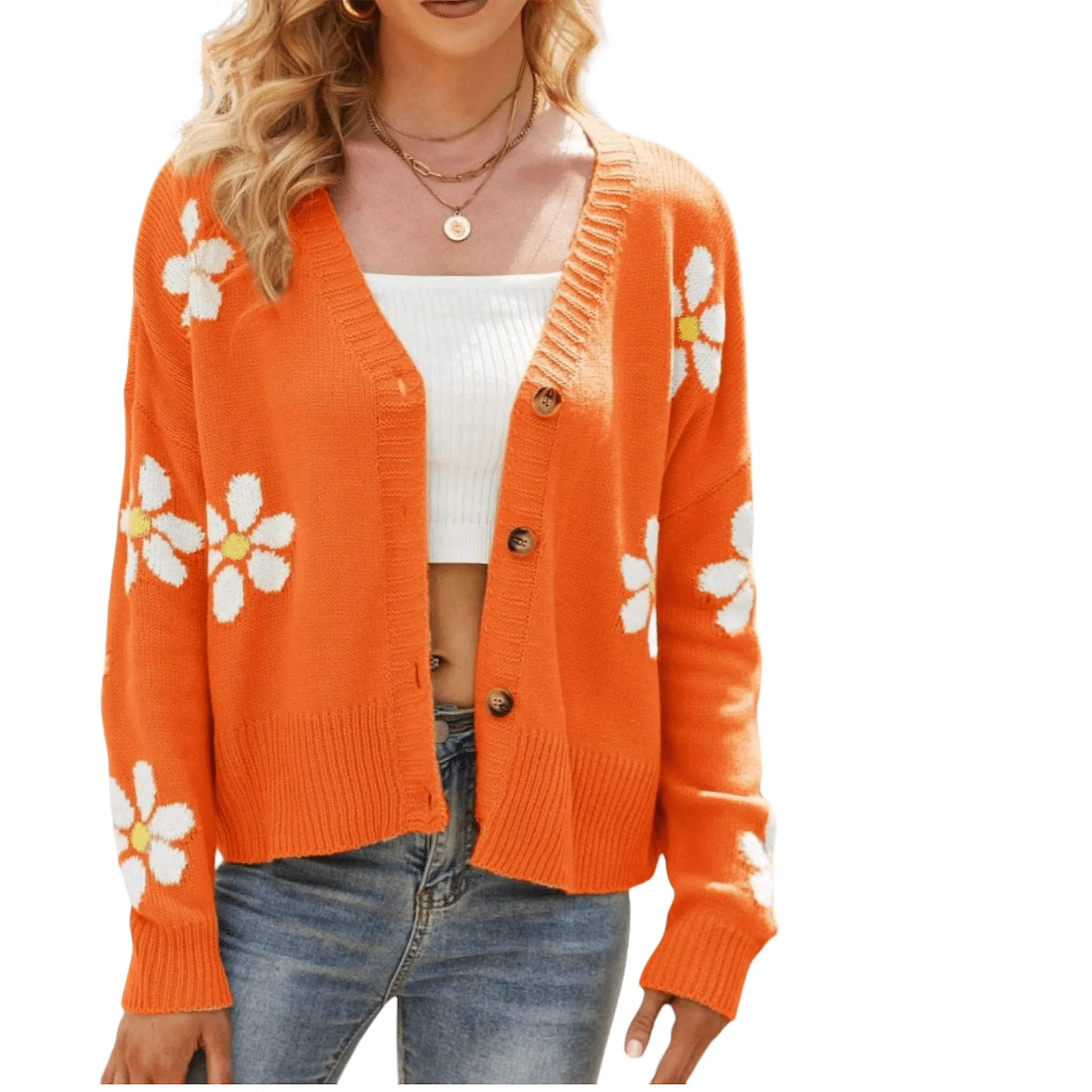 Cozy Meadow Drop Shoulder Cardigan
