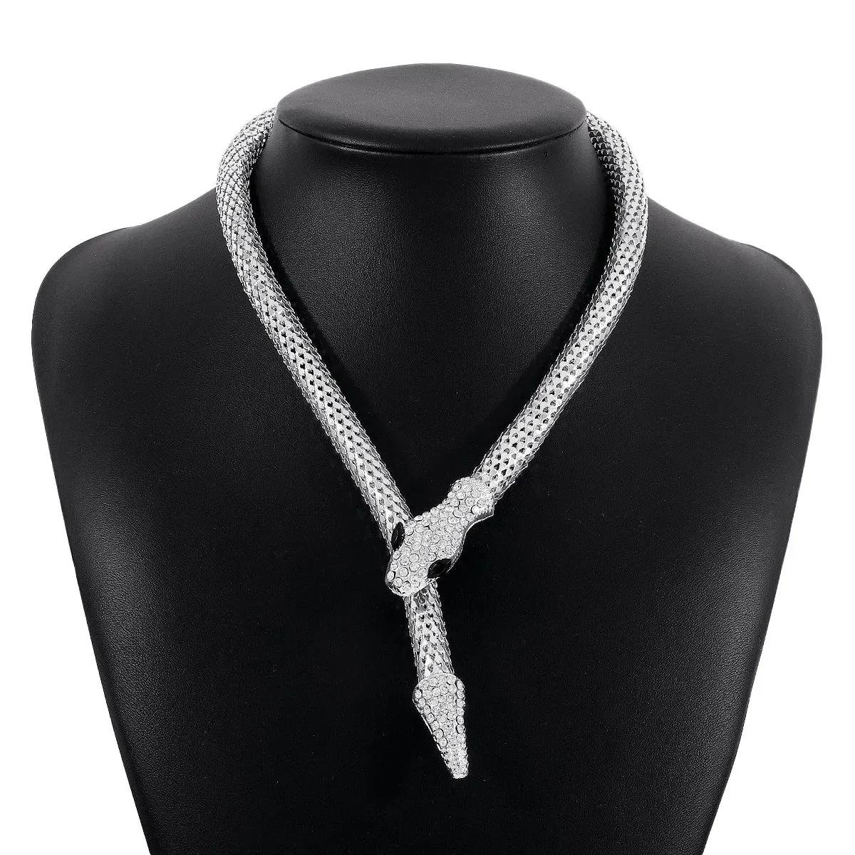 Crystal Snake Magnetic Necklace