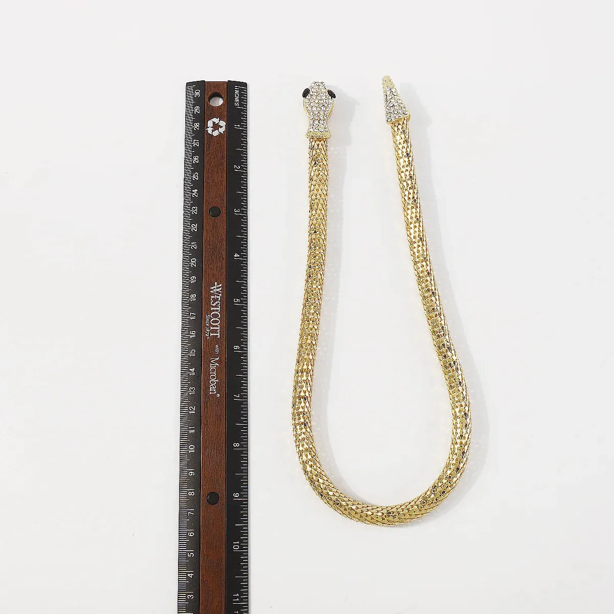 Crystal Snake Magnetic Necklace