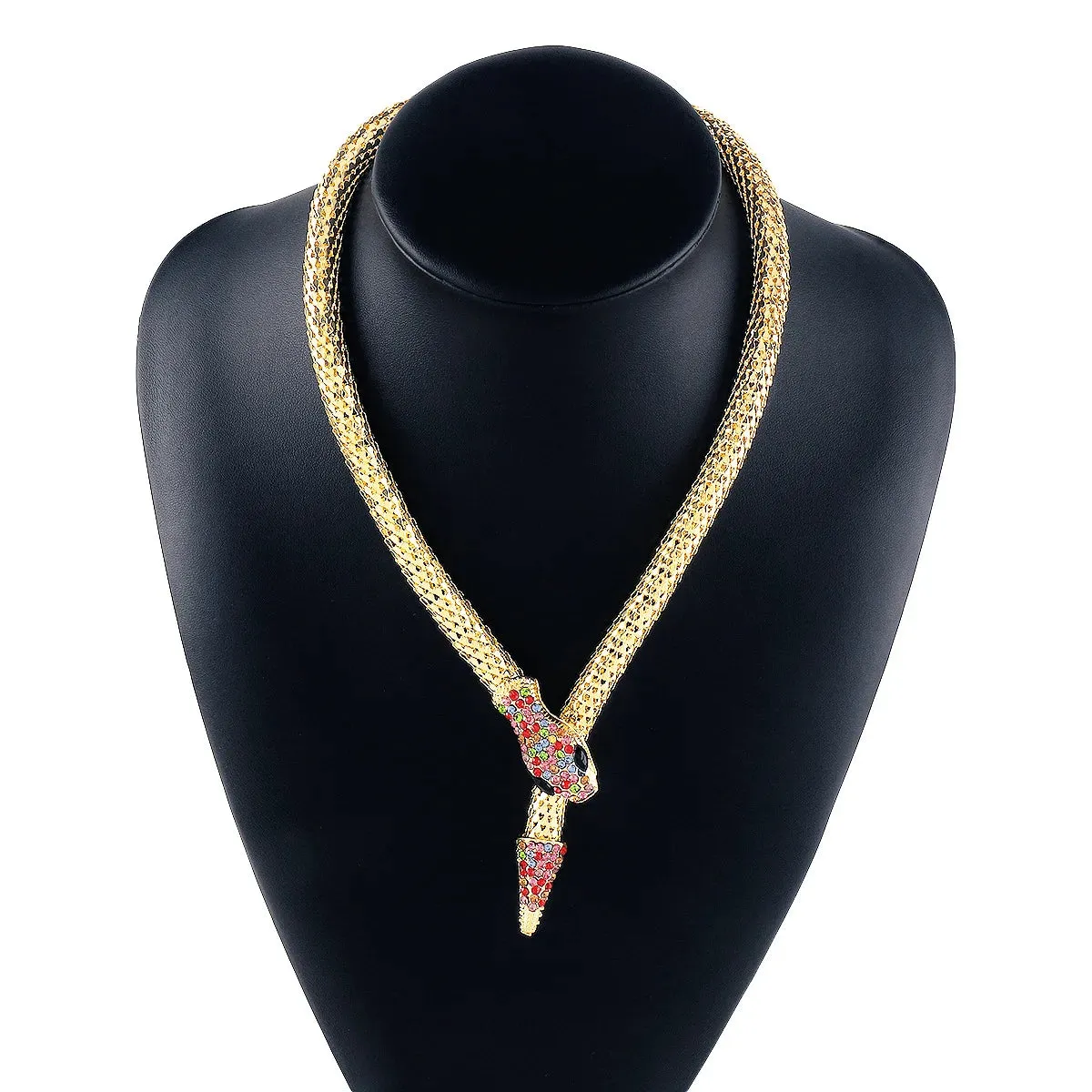 Crystal Snake Magnetic Necklace