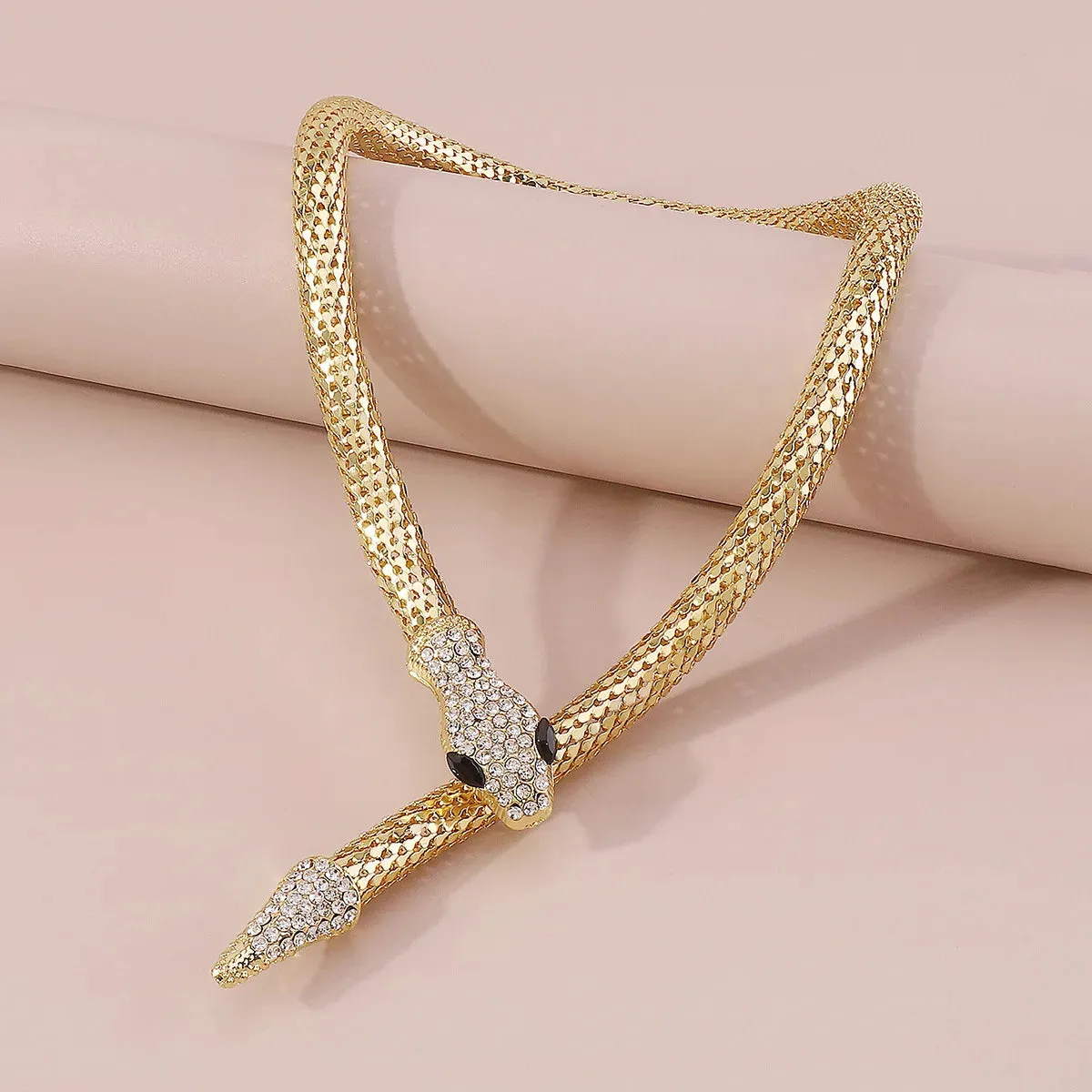 Crystal Snake Magnetic Necklace