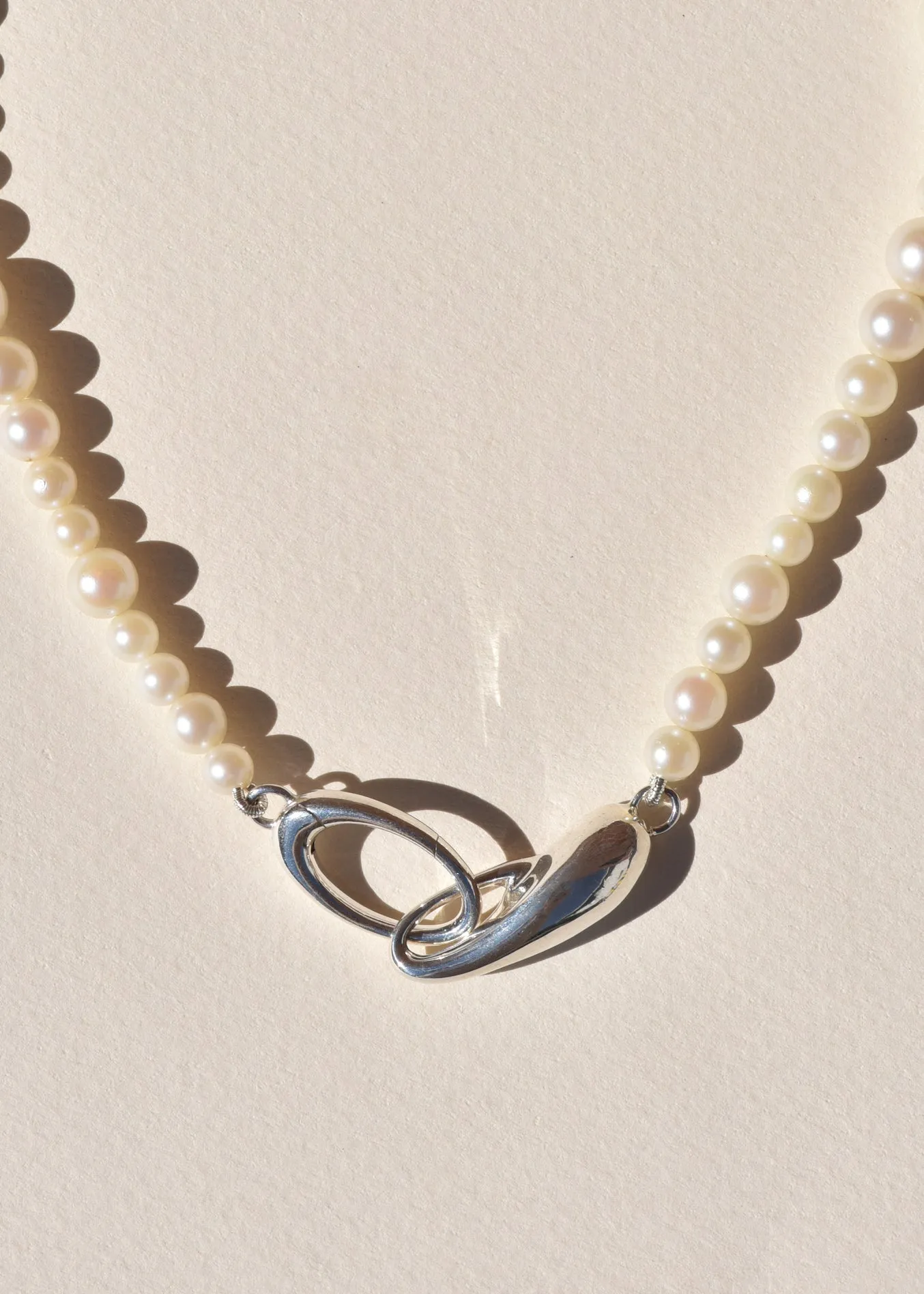 Custom Restrung Pearl Choker