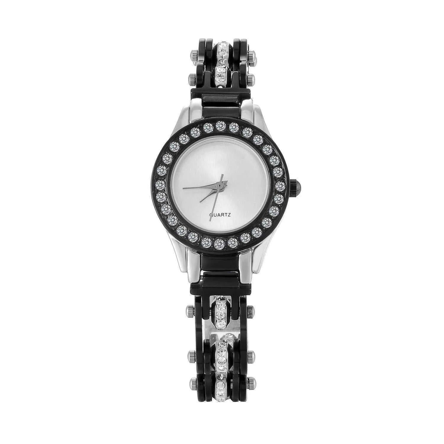 Cycolinks Crystal Quartz Bike Chain Watch
