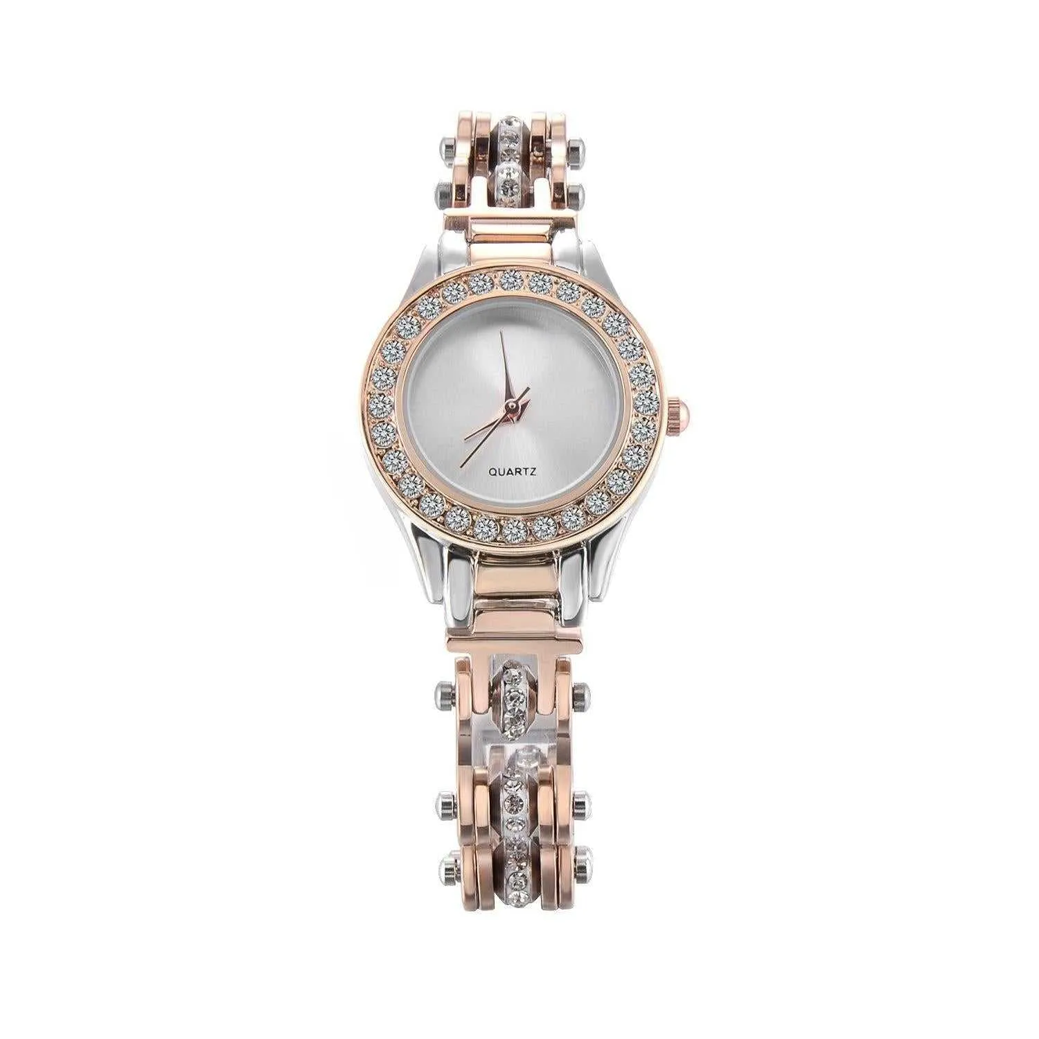 Cycolinks Crystal Quartz Bike Chain Watch