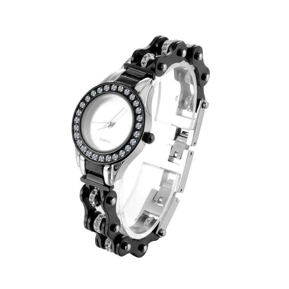 Cycolinks Crystal Quartz Watch - FREE Bracelet