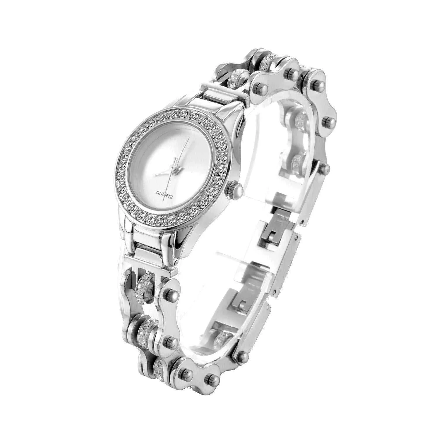 Cycolinks Crystal Quartz Watch - FREE Bracelet