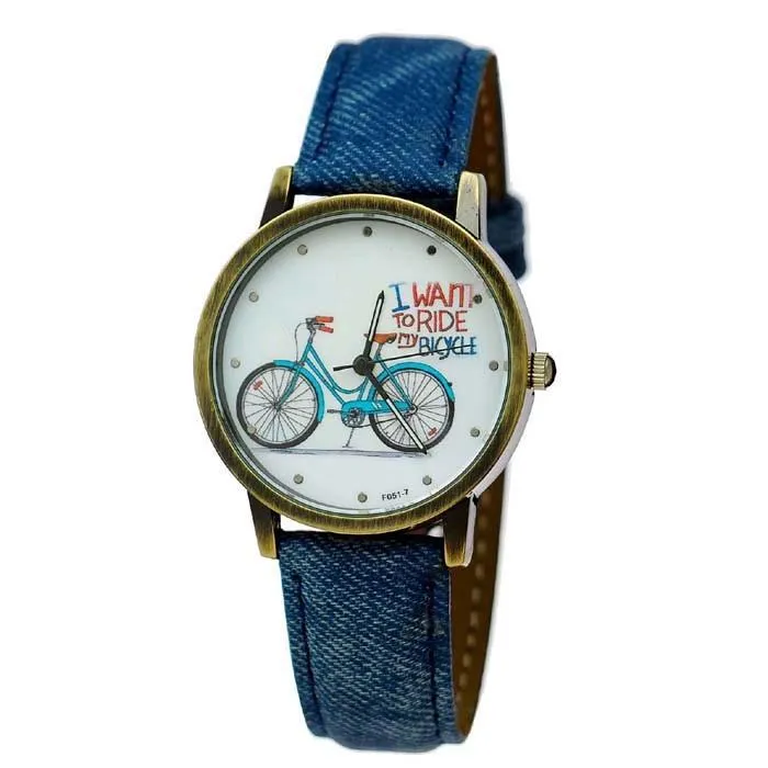 Cycolinks Vintage Denim Quartz Watch - Buy One Get One Free