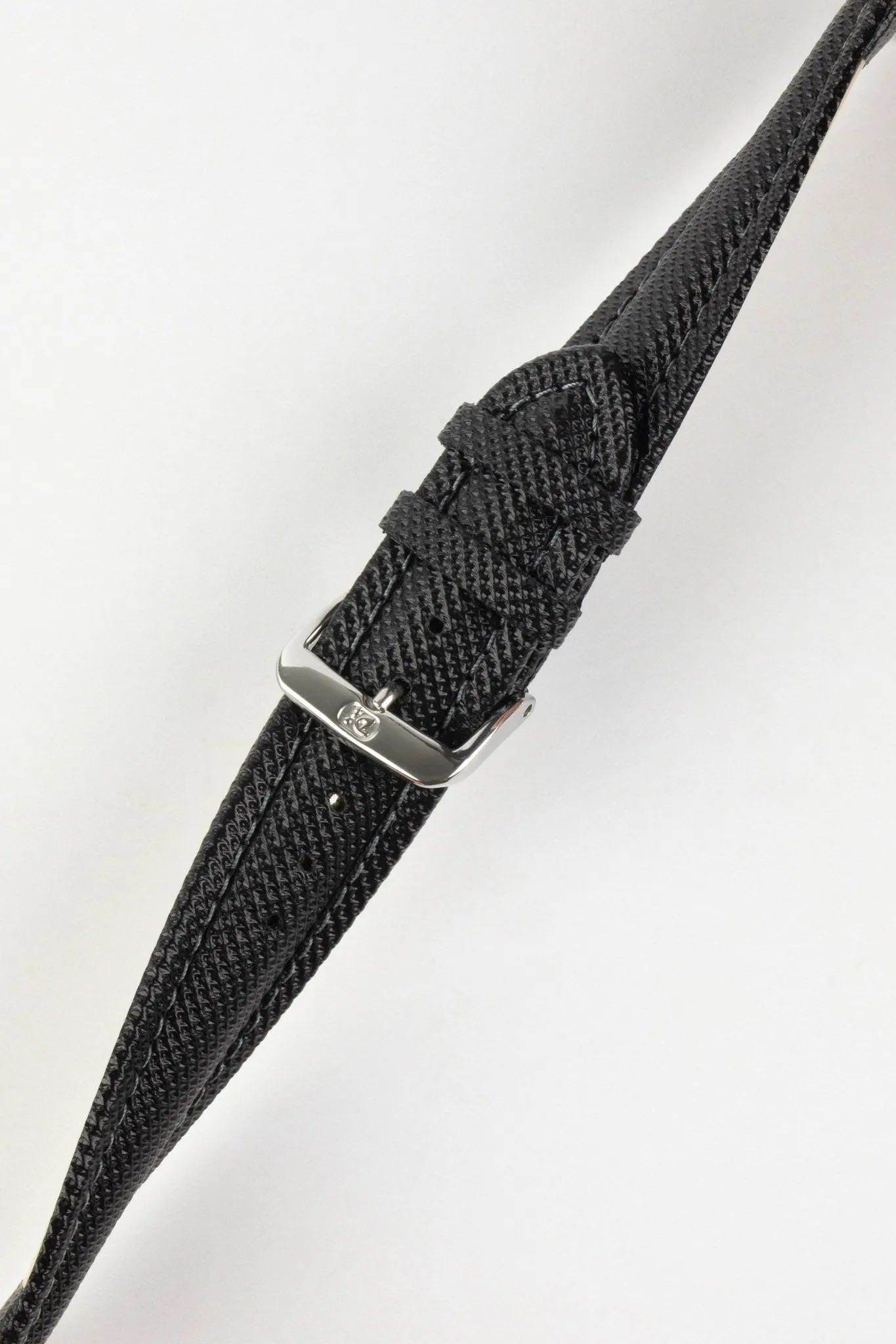 Di-Modell TRAVELLER PU Coated Nylon Waterproof Watch Strap in BLACK