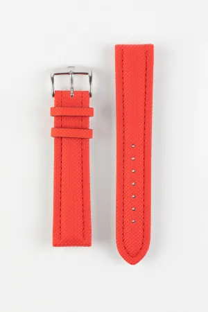 Di-Modell TRAVELLER PU Nylon Waterproof Watch Strap in RED
