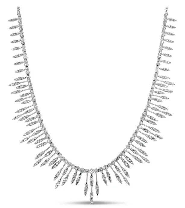 Diamond Necklace with Bolo Chain