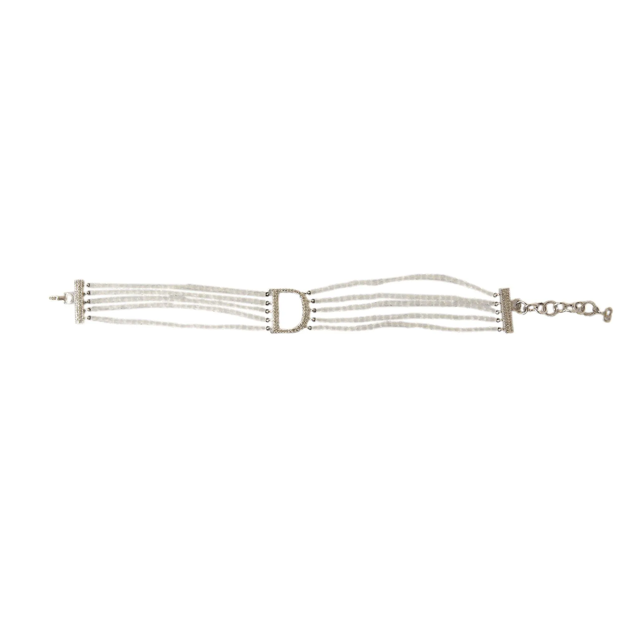 Dior Rhinestone Logo Choker