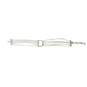 Dior Rhinestone Logo Choker