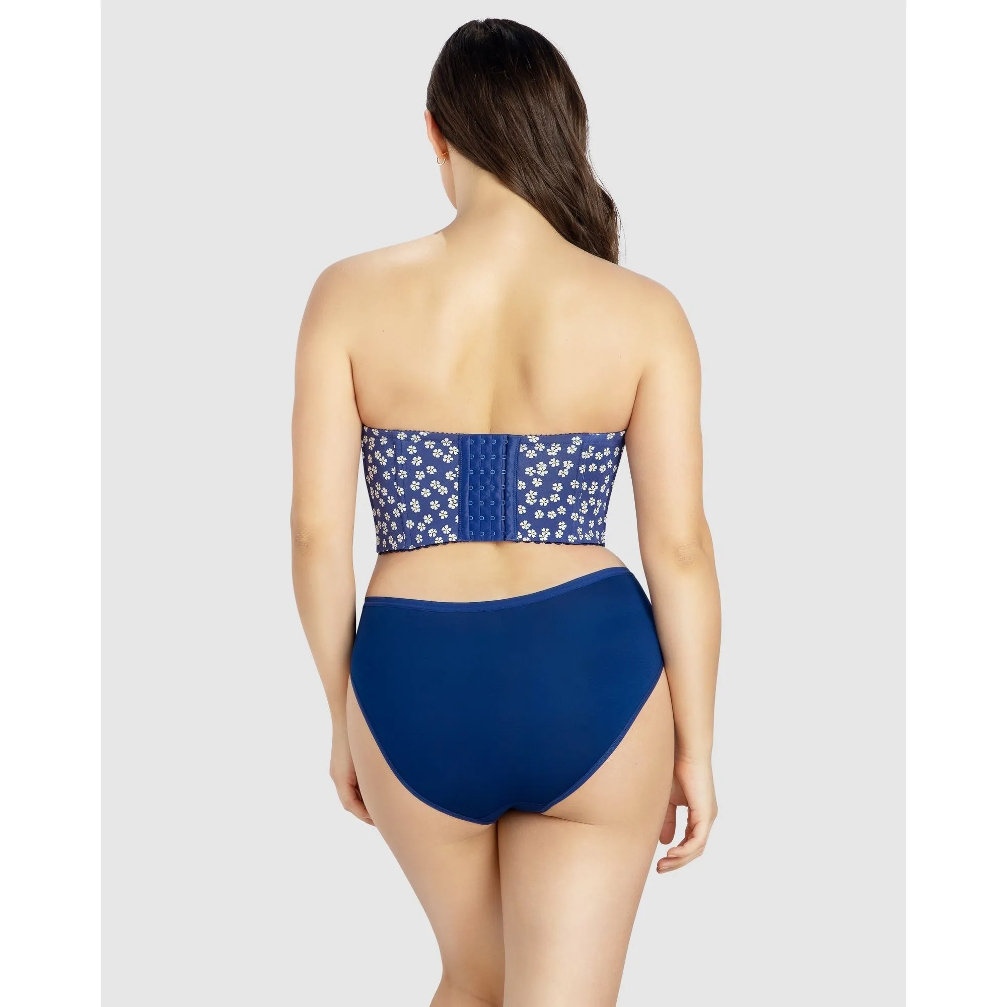 Dolly Strapless Longline Denim Bustier Bra