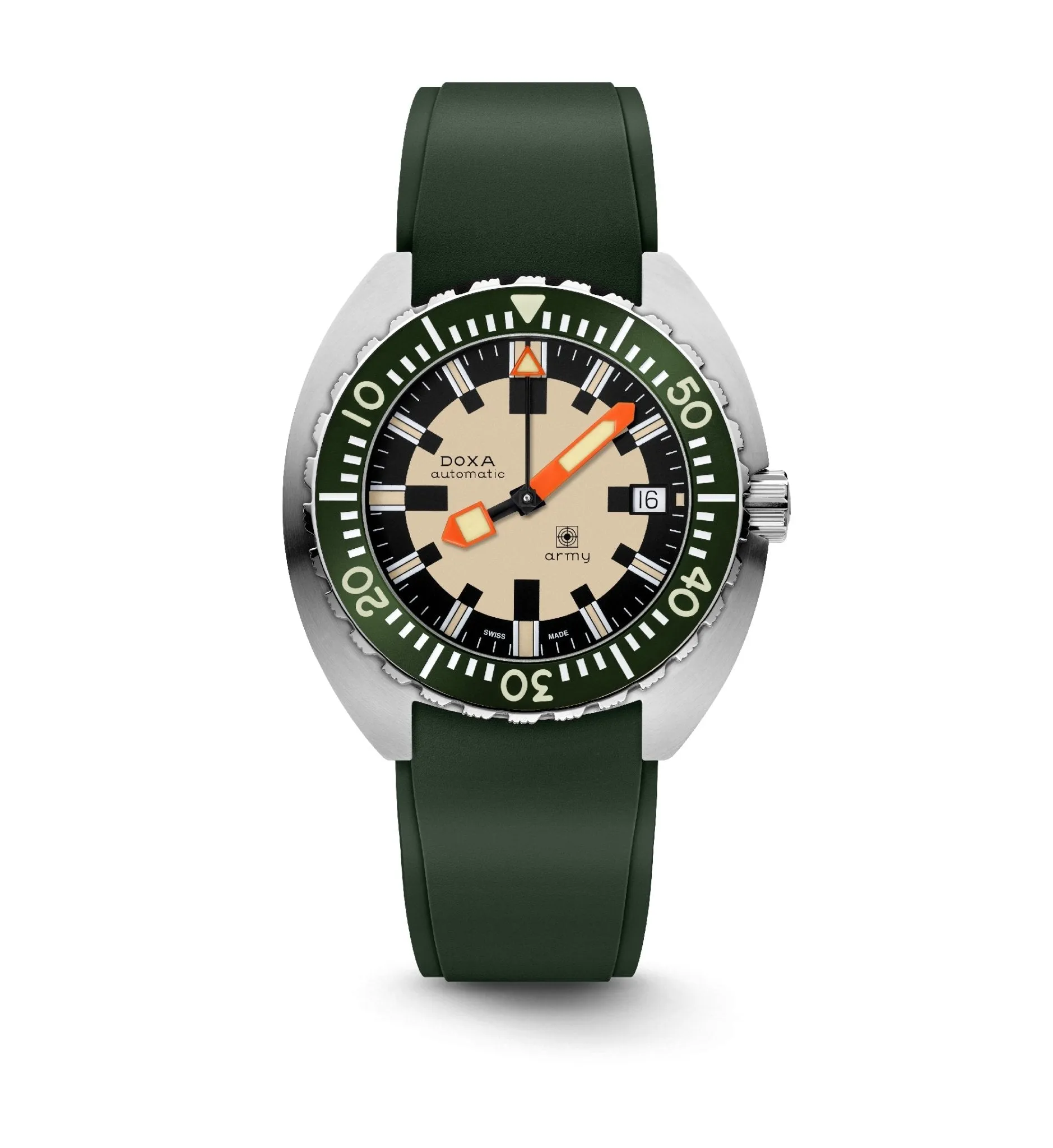 DOXA Army, stainless steel bezel
