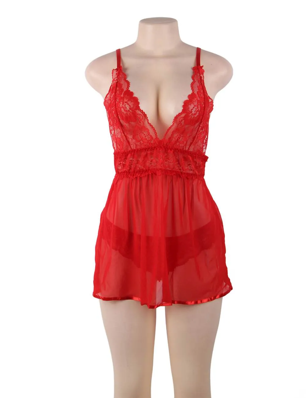 Elegant Backless Fly-away Babydoll Lingerie Egypt