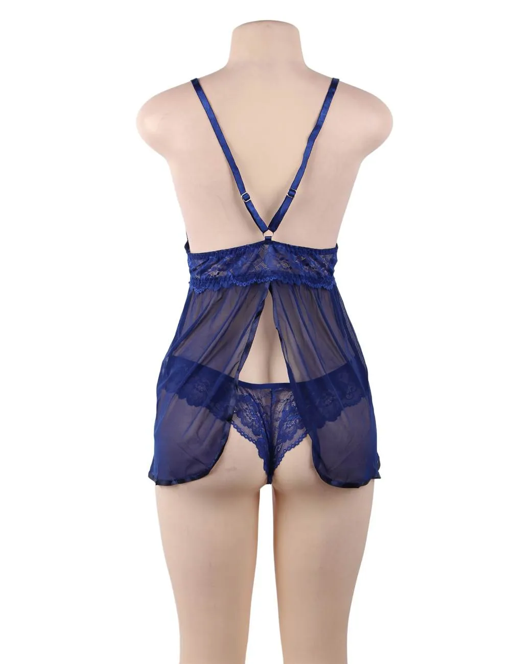 Elegant Backless Fly-away Babydoll Lingerie Egypt