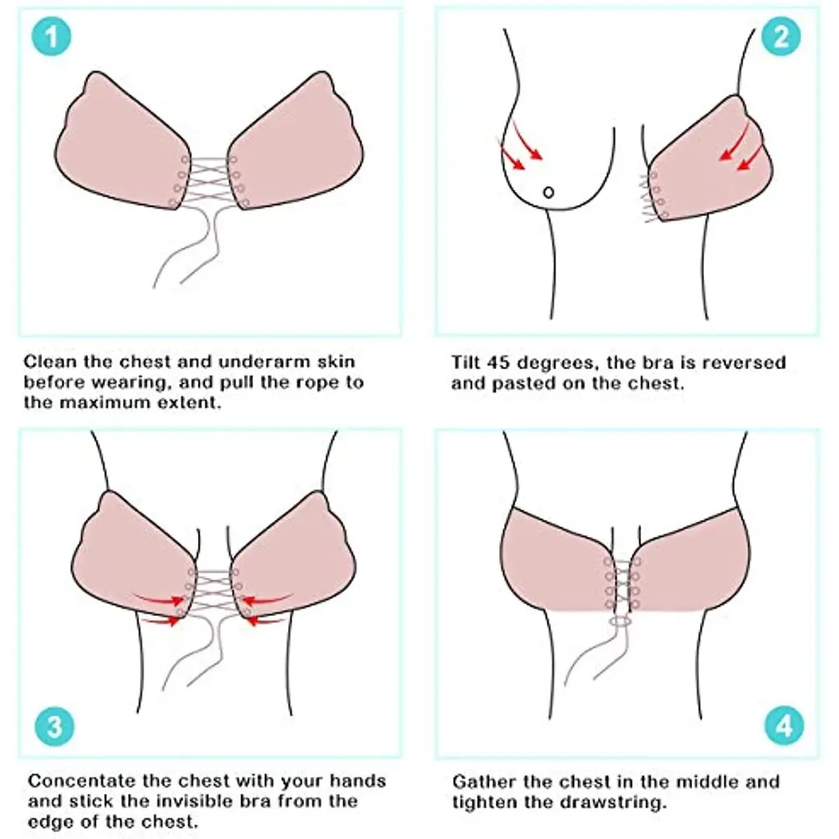 Elevate Your Style with the Seamless Self-Adhesive Fly Bra