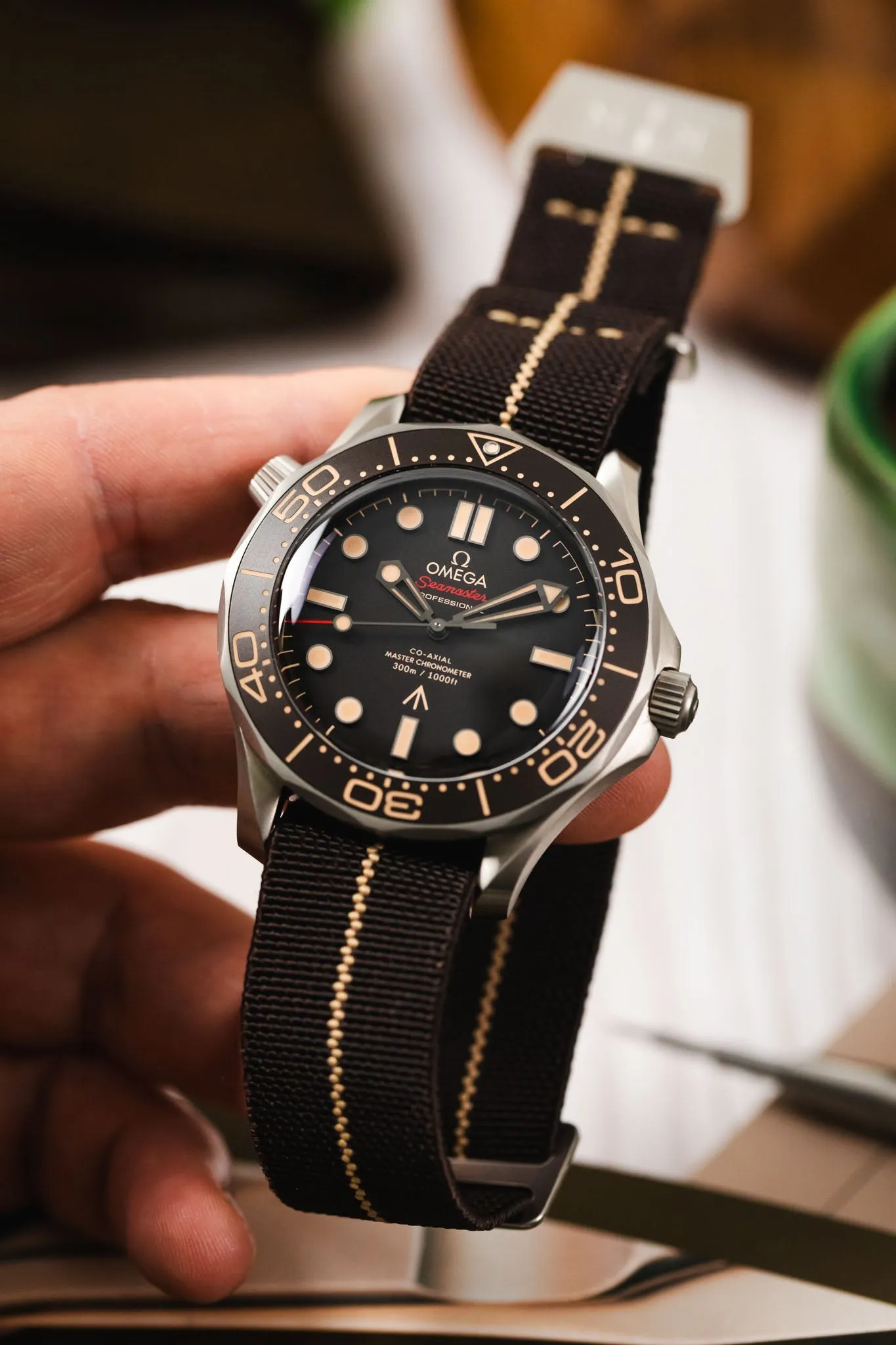 Erika's Originals HAVANA MN™ Strap with MOKKA Centerline - BRUSHED Hardware