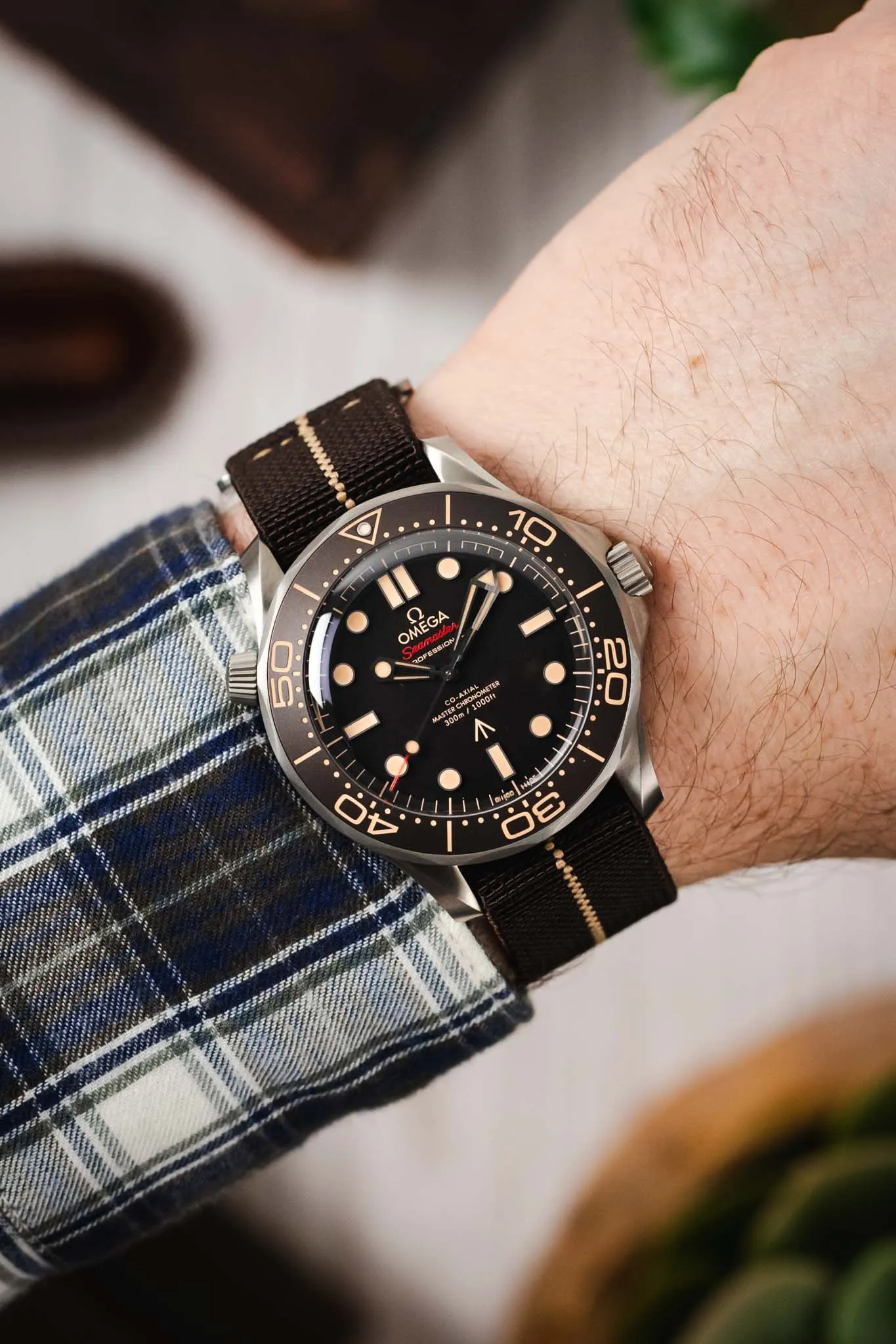 Erika's Originals HAVANA MN™ Strap with MOKKA Centerline - BRUSHED Hardware