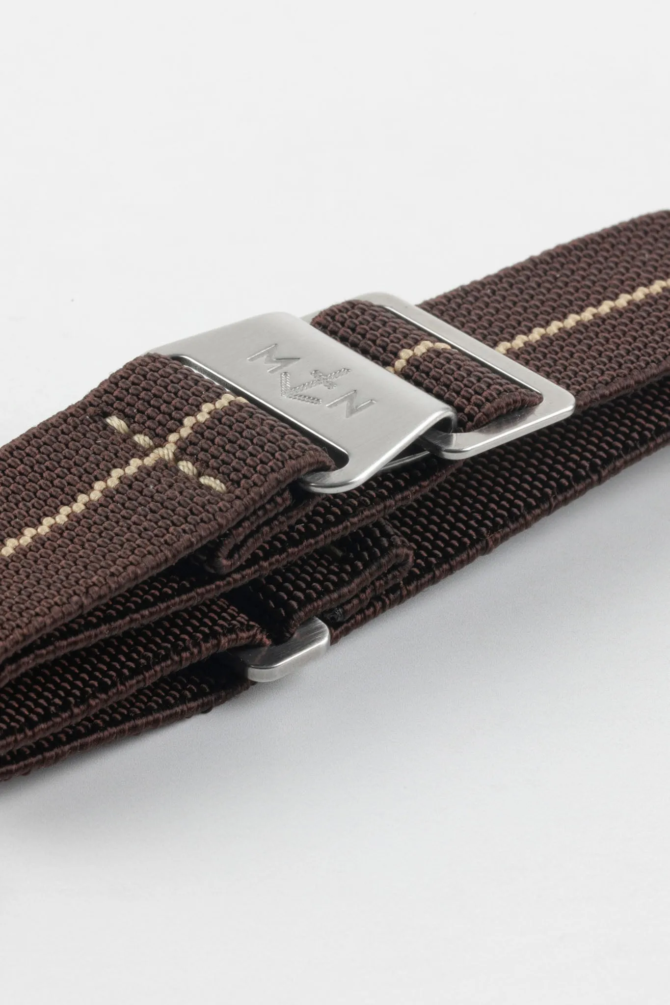 Erika's Originals HAVANA MN™ Strap with MOKKA Centerline - BRUSHED Hardware