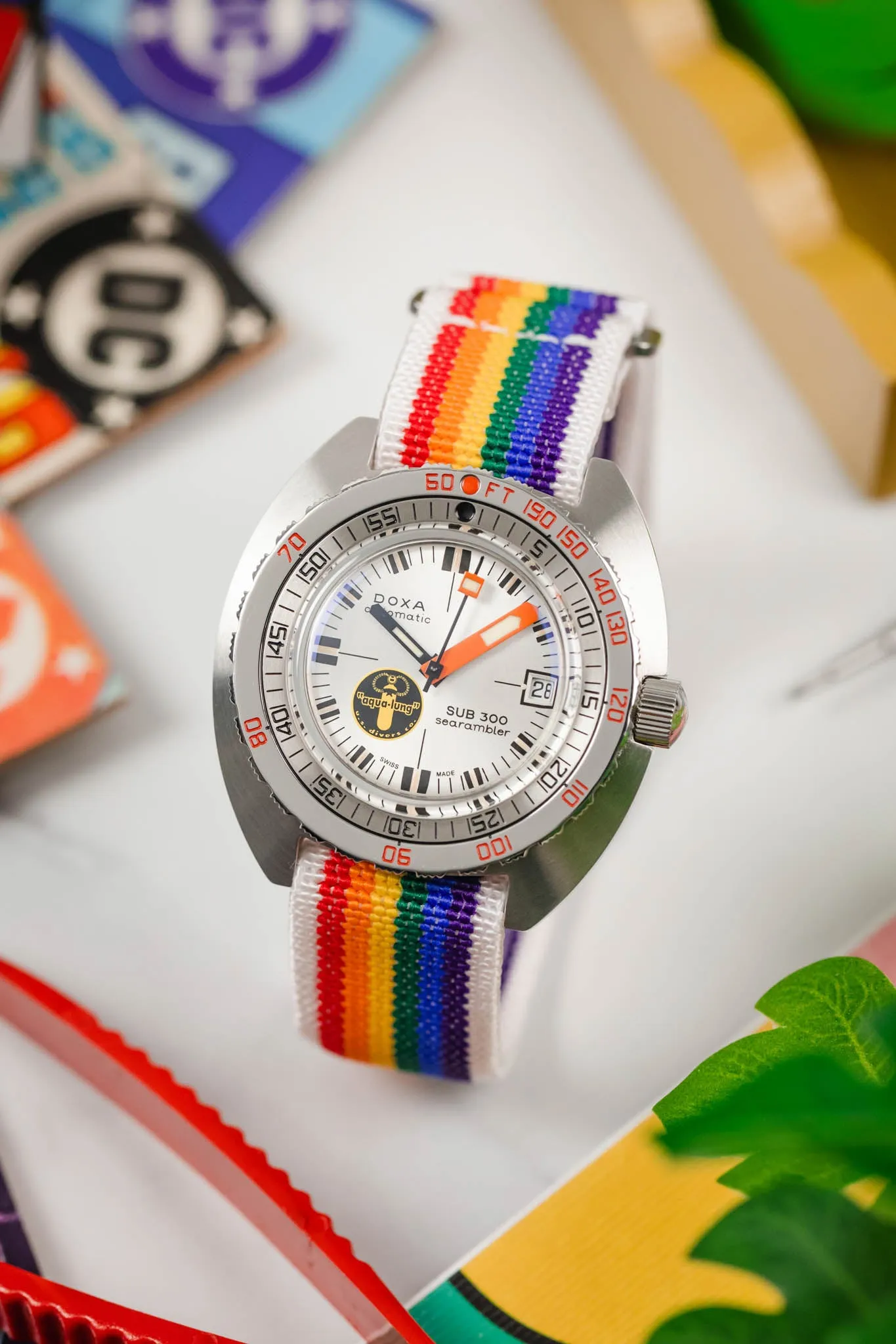 Erika's Originals RAINBOW MN™ Strap - BRUSHED Hardware