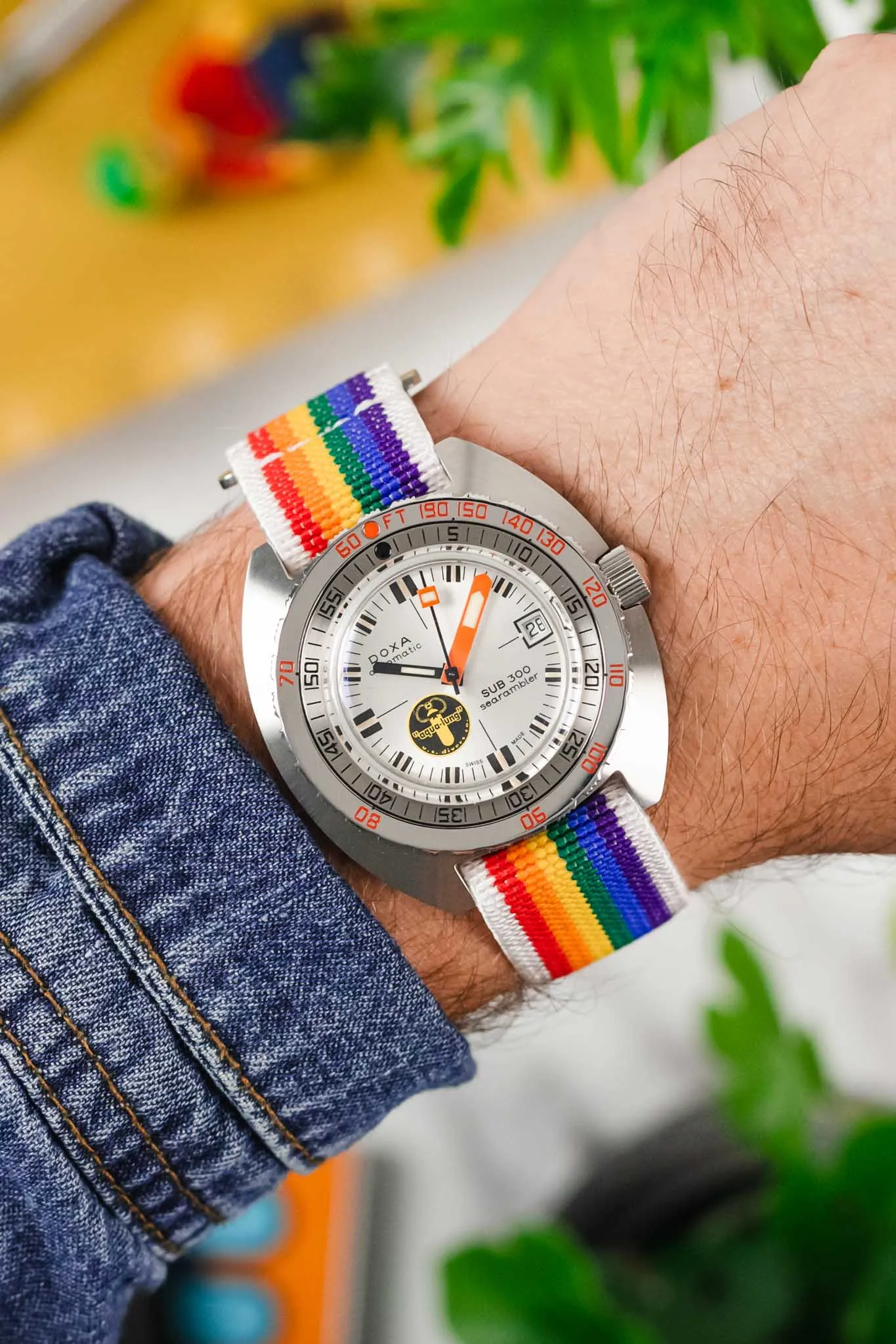 Erika's Originals RAINBOW MN™ Strap - BRUSHED Hardware