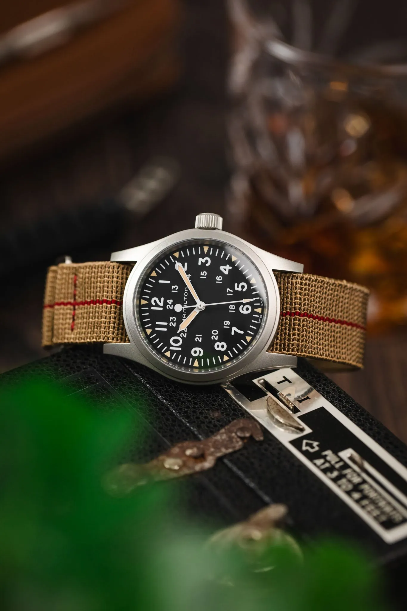 Erika's Originals SAHARA MN™ Watch Strap | Red Centerline