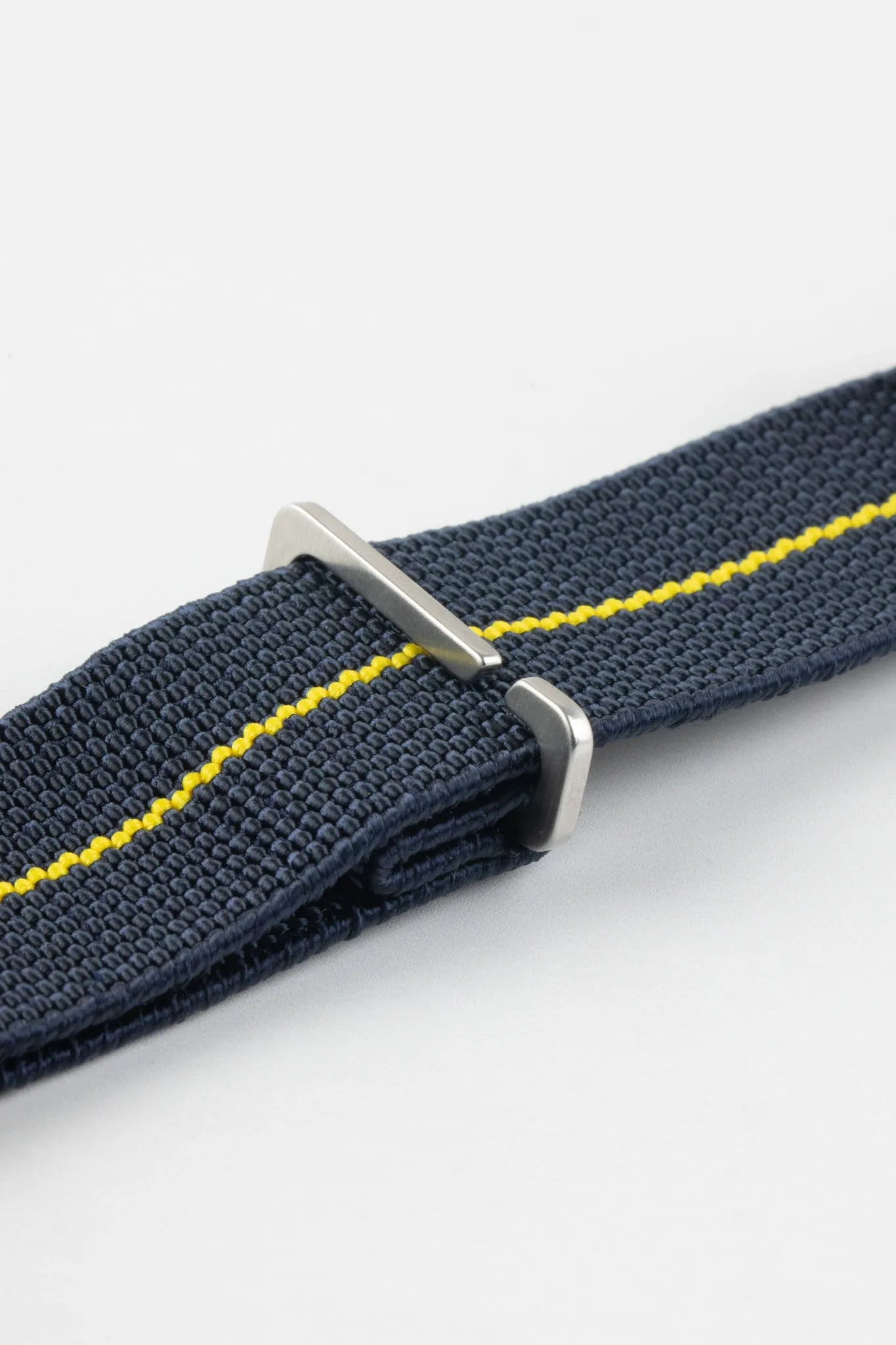 Erika's Originals TRIDENT MN™ Strap with YELLOW Centerline - BRUSHED Hardware