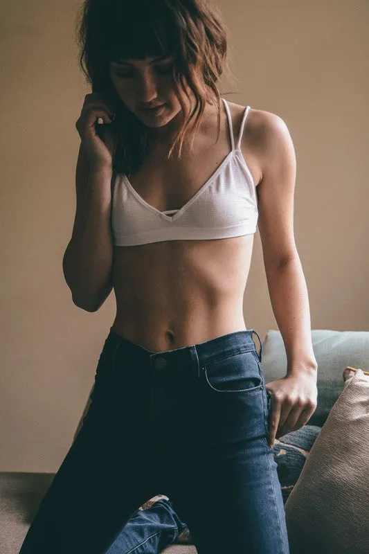 Esmeralda Bralette in White