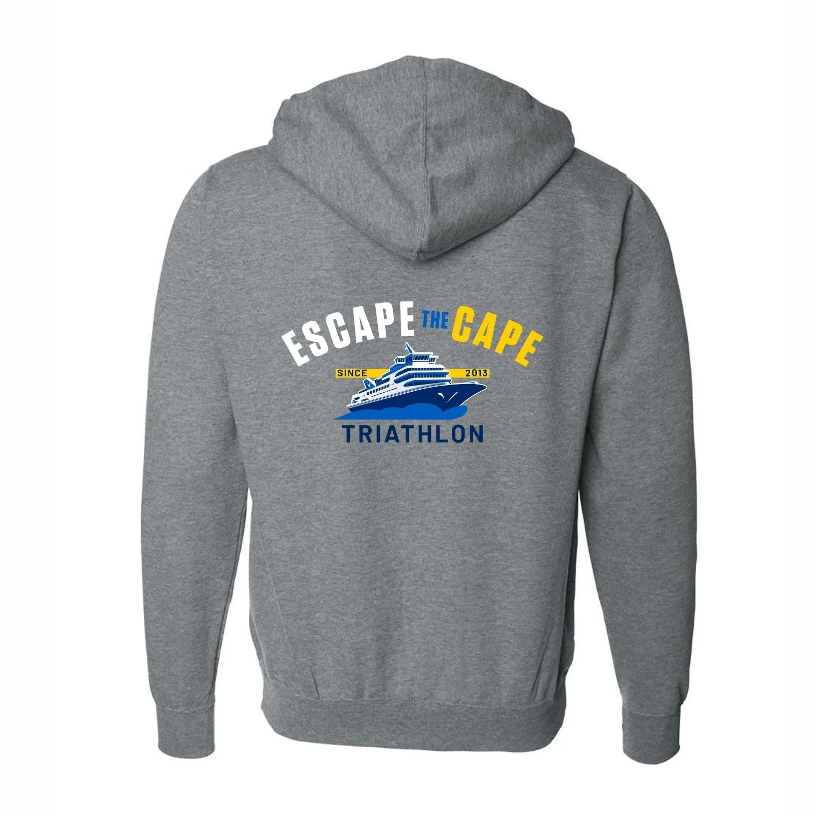 ETC Men's Fleece Midweight Hoody -Gunmetal Heather- LCP