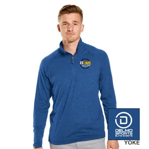 ETC Men's Sueded Eco 1/4 Zip - Indigo - Embroidered
