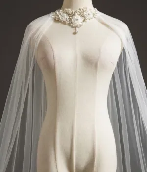 Etsy Diamond White Cape