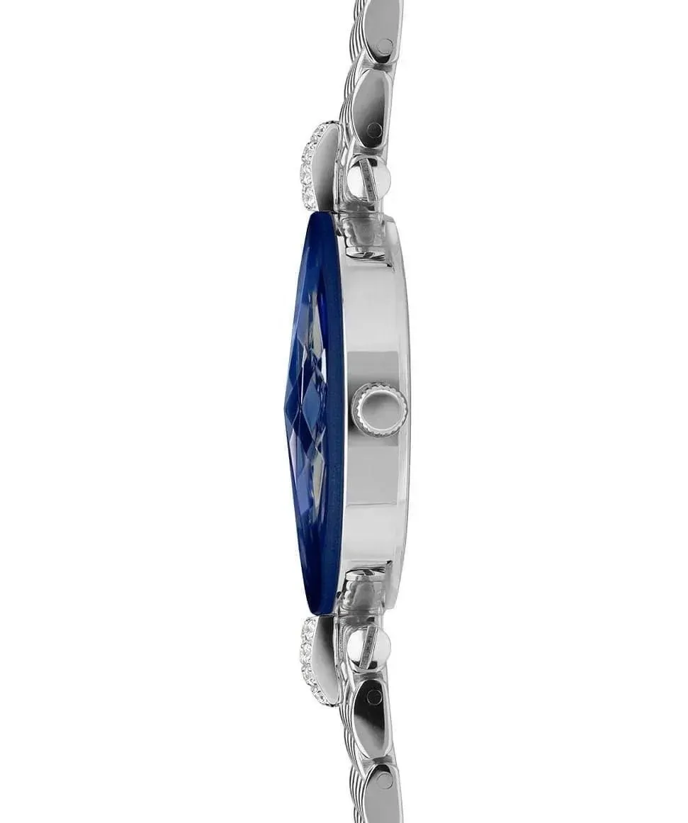 Facet Strass Swiss Ladies Watch Steel Blue J5.703.M