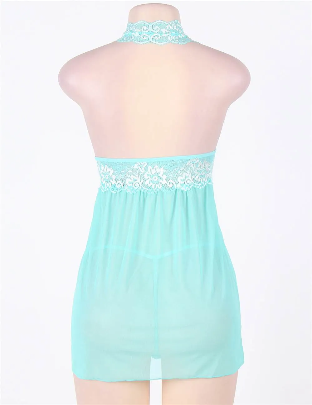 Farwalaya Camisole Babydoll And Thong Set