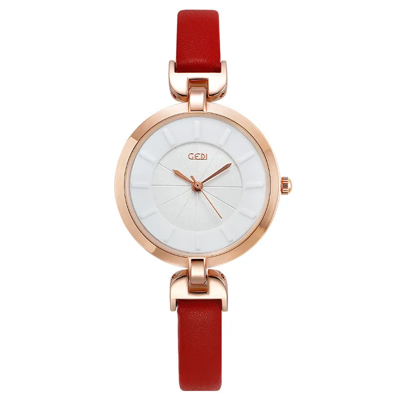 Fashionable retro large dial leisure waterproof women's Watch