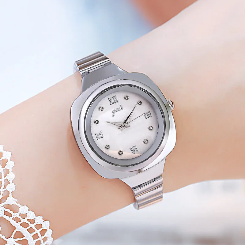 Fashionable square waterproof leisure Women's Watch