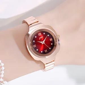 Fashionable square waterproof leisure Women's Watch