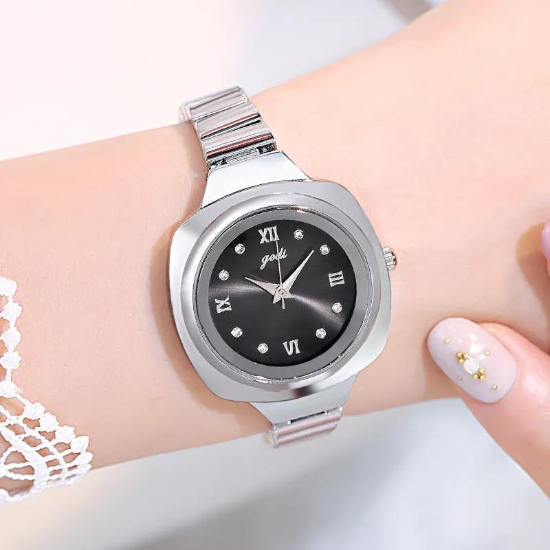 Fashionable square waterproof leisure Women's Watch