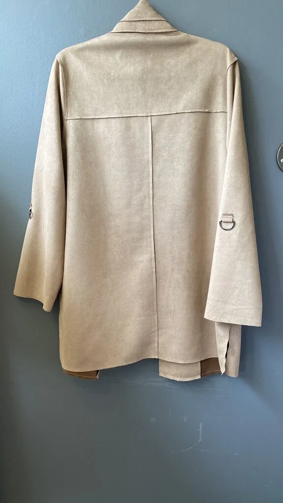 Faux Suede Jacket
